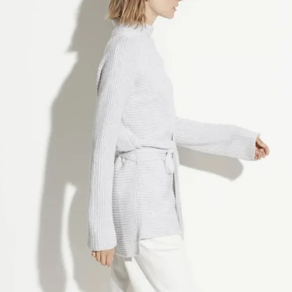 Vince Women's Wool & Cashmere Tie Front Tunic